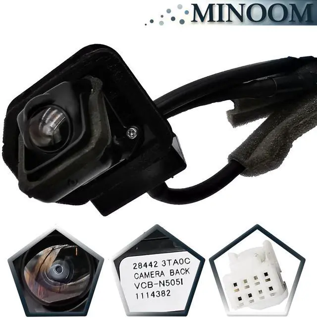 Alt view image 4 of 5 - MINOOM 284423TA0C Rear View Backup Parking Assist Camera Replacement for 2013 2014 2015 Nissan Altima Base,S SL SV Part No.#28442-3TA0C