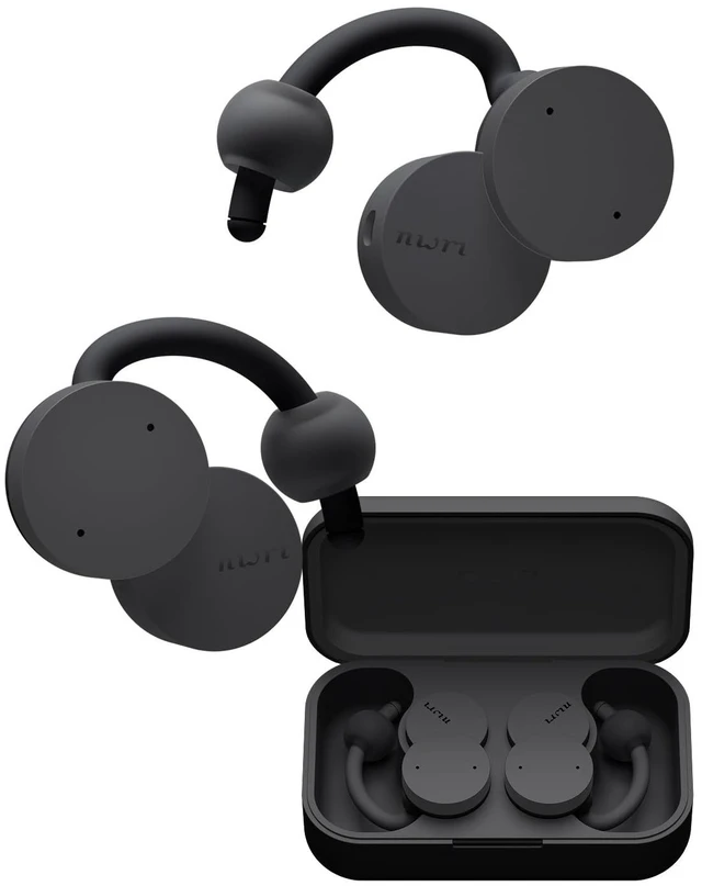 Main image of nwm DOTS Wireless On-Ear Speakers (Open Ear Earphones) Charcoal Black