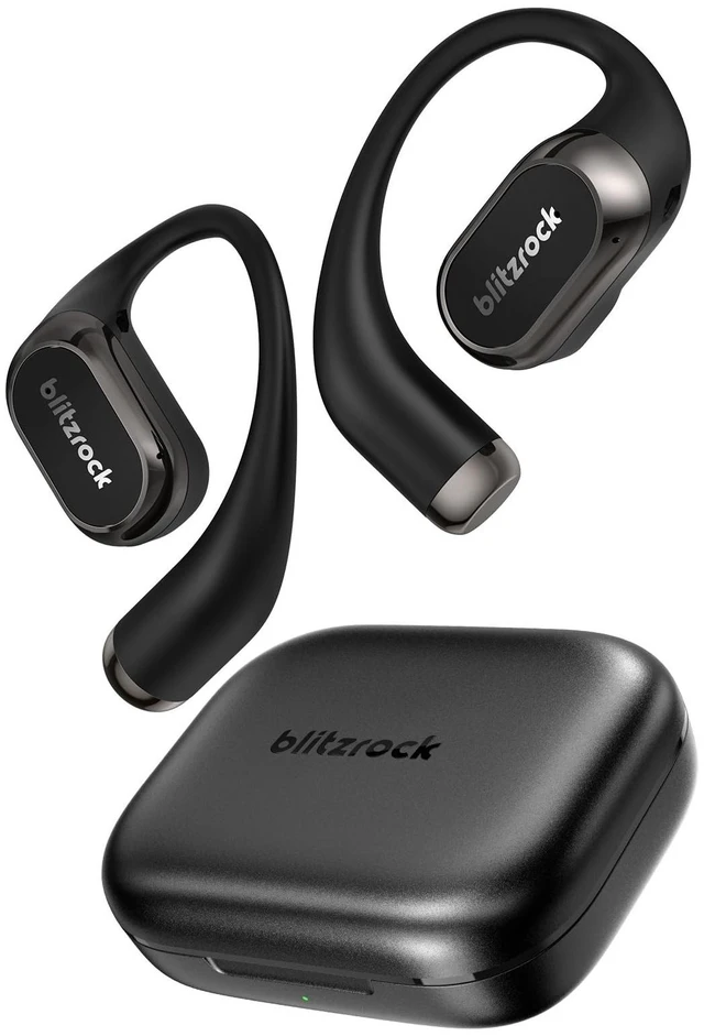 Main image of BlitzRock CT3 Pro Open Ear Headphones, Rich Balanced Sound, AI ENC 4 Mics Clear Calls,40H Playtime, IPX5 SweatSafe, Bluetooth 5.4 Wireless Earbuds with Earhooks, App Control