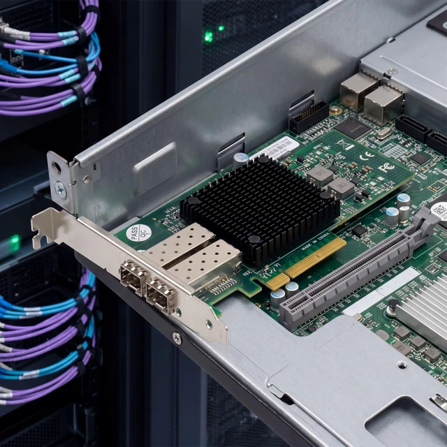 Alt view image 5 of 5 - Dual-10Gb SFP+ PCI-E Network Card NIC, Mellanox ConnectX-3 PCI-e 3.0 X8 PCI Express 10 Gigabit Ethernet Server NIC (ST7286-10GB)