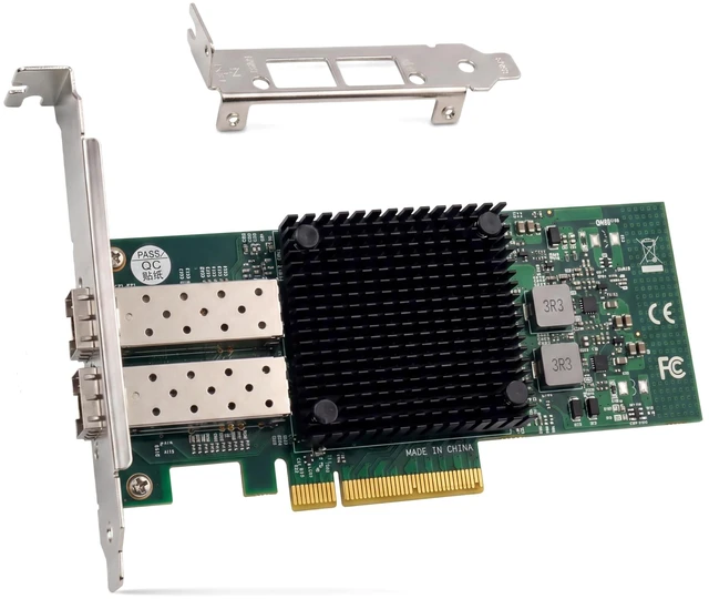 Main image of Dual-10Gb SFP+ PCI-E Network Card NIC, Mellanox ConnectX-3 PCI-e 3.0 X8 PCI Express 10 Gigabit Ethernet Server NIC (ST7286-10GB)