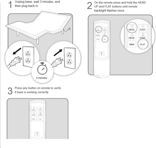 Alt view image 2 of 5 - FQOUG Replacement Remote Control for Mattress Firm 300 Series EN300 MF300, for Enso Adjustable Bed