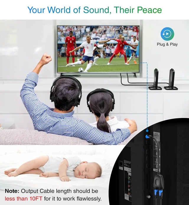 Alt view image 5 of 5 - BlueRigger Digital Optical Audio Splitter (1x2 Toslink Splitter, DTS 5.1)