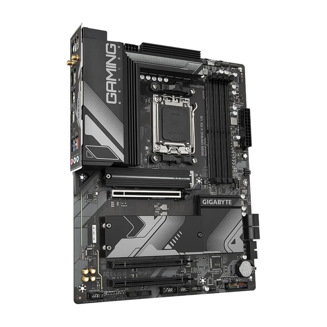 Alt view image 3 of 5 - Gigabyte B650 GAMING X AX V2 AMD AM5 Socket Motherboard, ATX, 4x DDR5 Slots, 3x M.2 Sockets, 2x USB-C Port, Fitted I/O Shield, 2.5GbE LAN, Wi-Fi 6E, 1x DisplayPort / 1x HDMI Port