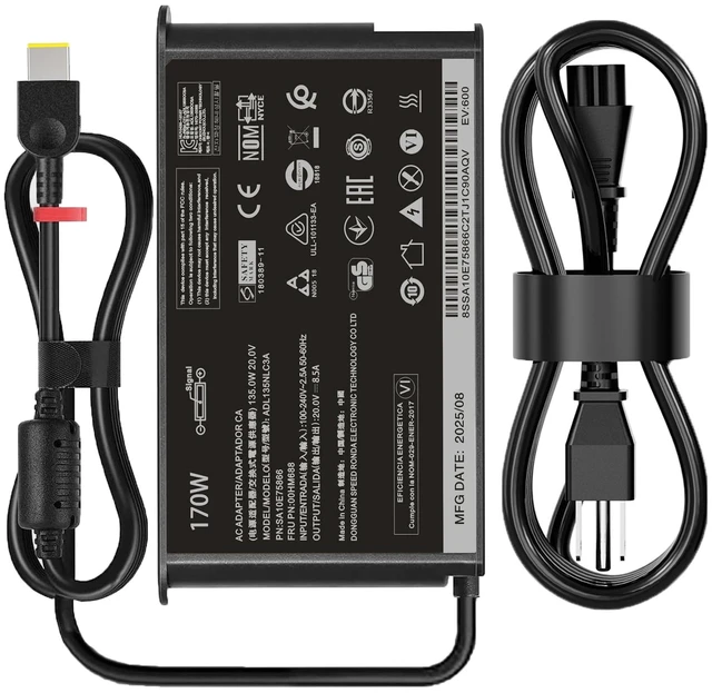 Main image of Slim 170W Charger Compatible with Lenovo Legion 5 15ARH05