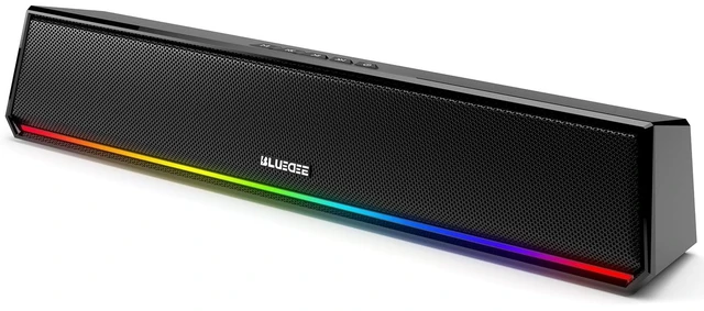 Main image of Bluedee Computer Speakers for Desktop PC, Bluetooth & USB PC Sound Bar RGB