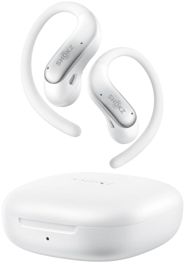 Main image of SHOKZ OpenFit Air 2, Open Earbuds, Black, Water Resistant, Secure Earhooks