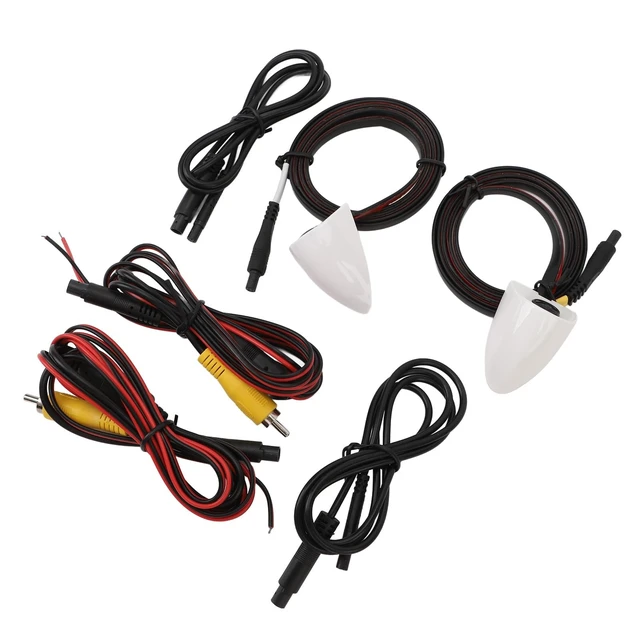 Alt view image 3 of 5 - Car Door Blind Spot Side View Camera 2pcs Left Right Night Vision Universal Rear View Backup Cameras 80 Degree Horizontal for Car Truck Trailer