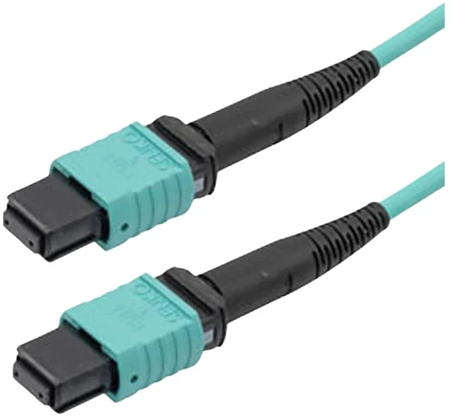 Main image of Simply45 SCP MPO EasyFiber Patch Cable, 200ft/61M, Aqua