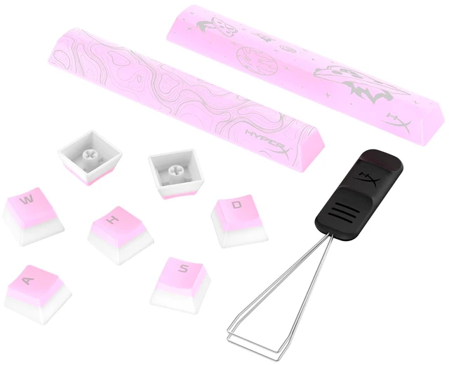 Alt view image 2 of 5 - HyperX Pudding Keycaps 2 - Full Key Set - PBT - 112 Keys - Pink