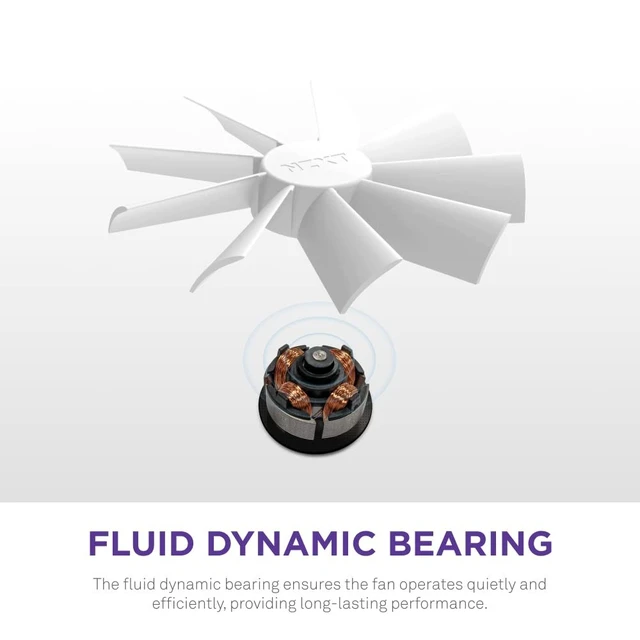 Alt view image 5 of 5 - NZXT F120 RGB Duo - 120mm Dual-Sided RGB PC Case Fan - White