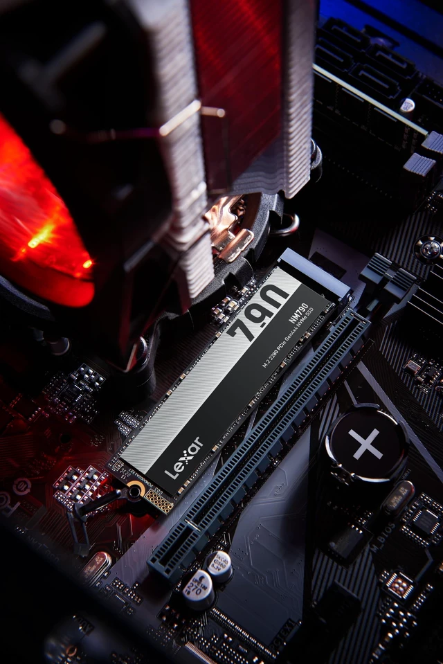 Alt view image 2 of 5 - Lexar 2TB NM790 Internal NVMe SSD, 7400/6500 MB/s, M.2 2280, PCIe Gen 4x4