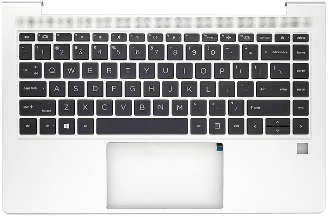 Main image of New Replacement for HP EliteBook 640 645 G10 Laptop Palmrest Upper Case Backlit/Non-Backlit Keyboard Assembly Part N45427-001 N45428-001 N45429-001 N40111-001 N40113-001 Silver (Silver/Non-Backlit)