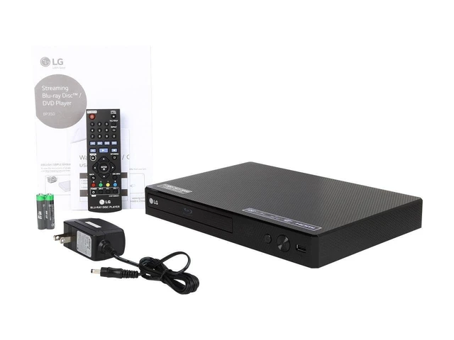 Alt view image 4 of 4 - LG BP350 Blu-ray Player with Streaming Services and Built-in Wi-Fi, Black