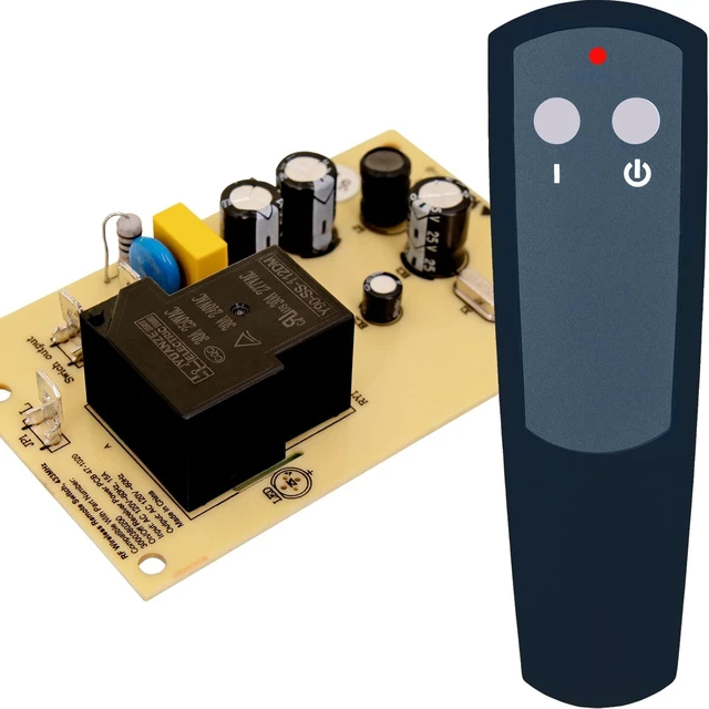 Main image of Replacement Remote Receiver for Dimplex Electralog Electric Fireplace 3000380200RP, Fit for Transmitter 3000370800RP, 3000370500RP