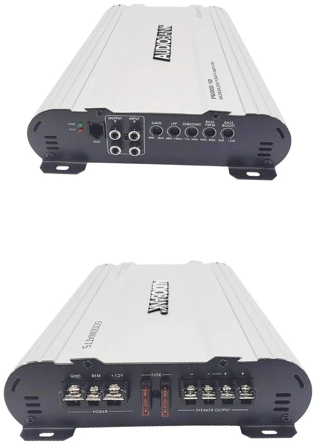 Alt view image 4 of 5 - Audiobank P6001 Monoblock Class D Car Audio Amplifier - 6000 Watts, 1 Ohm Stable, Remote Turn On/Off, Heavy-Duty Aluminum Alloy Heatsink, Power & Protection Indicators