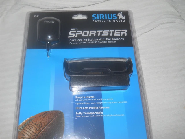 Alt view image 2 of 4 - Sirius SPC1 Sportster Car Docking Station with Car Antenna