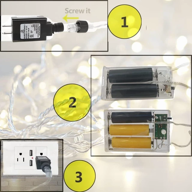 Alt view image 2 of 5 - 1 to 10 AA Battery Adapter AC Plug,2 or 3 LR6 R6 Batteries Replacement