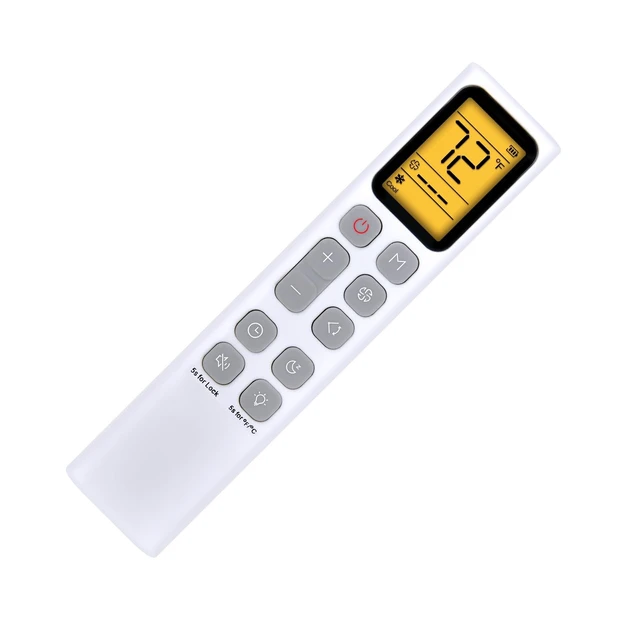 Alt view image 2 of 4 - Remote Replacement for DREO Portable Air Conditioners AC318S AC319S AC515S