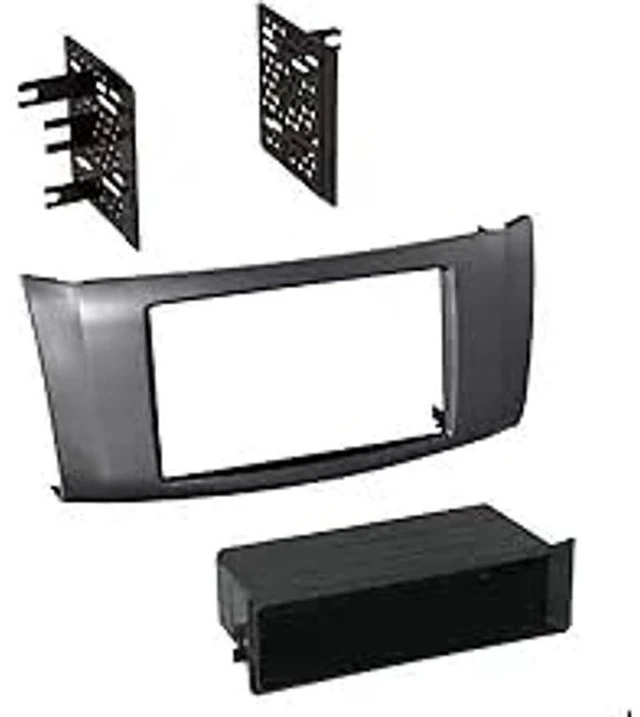 Main image of Single or Double Din Gray Car Stereo Radio Install Dash Ki -Made for Nissan: 2013 2014 2015 2016 2017 2018 Sentra
