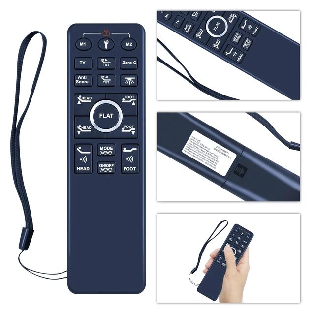 Alt view image 4 of 4 - Rankle Memory Replacement Remote Control for Sven and Son Adjustable Bed Base, for MLILY, for Richmat HJH89, for EGOHOME MS300-ADJ-BED-SPK-14MAT, for Dyonery Mattress, for MUUEGM