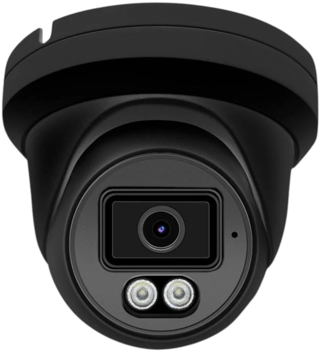 Main image of Auview 4K PoE Security Camera, 8MP IP Turret Dome, Big Sensor, Built-in Microphone, Smart Dual-Light Color Night Vision, IP67 Outdoor/Indoor, NDAA Compliant, ONVIF Compatible (Black)
