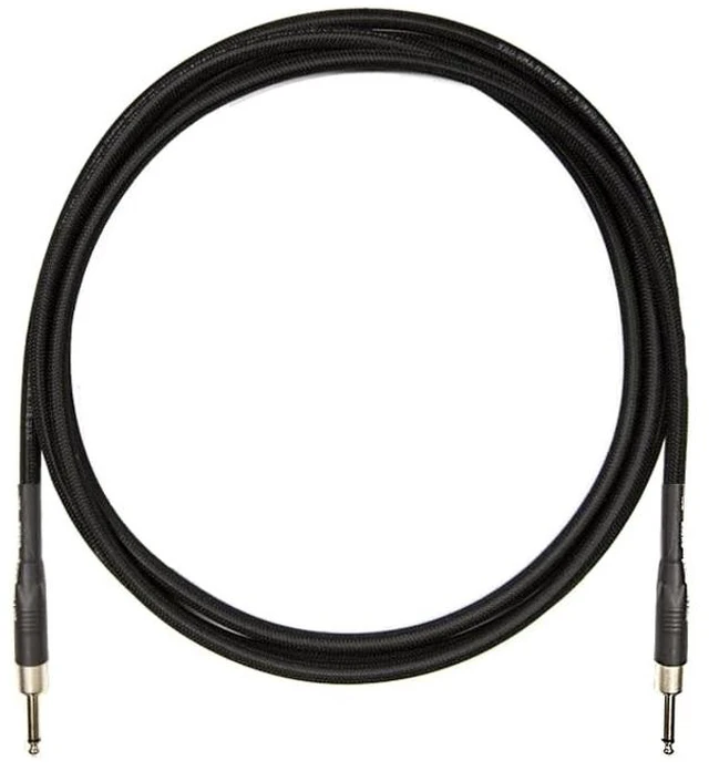 Main image of Rattlesnake Cable - 15 Foot Standard Black Guitar Instrument Cable Straight to Straight 1/4-Inch plugs