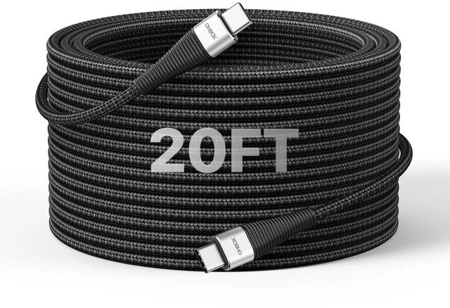 Main image of Extra Long USB C Cable 20FT, 100W USB C to USB C Cable Fast Charging Cord