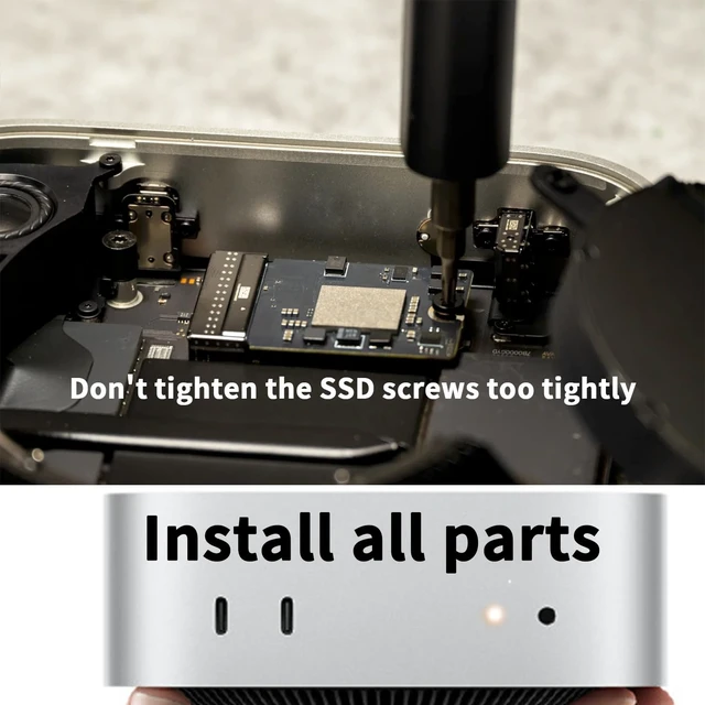 Alt view image 4 of 5 - CHGRNLF Mac mini M4 512GB Internal SSD Replacement