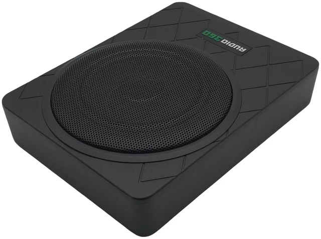 Alt view image 5 of 5 - AUDIO360 AD1500US - 1500W 10-Inch Amplified Subwoofer, Under Seat, Adjustable Low Pass Filter, Bass Boost Control, Compact Design - Perfect for Car Audio Systems