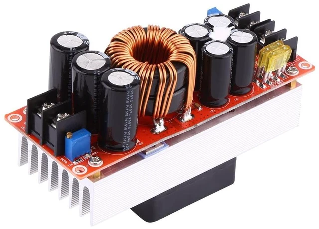 Main image of 1500W Boost Converter DC Step-up Power Supply Adjustable 10-60V to 12-90V, 2 PCS