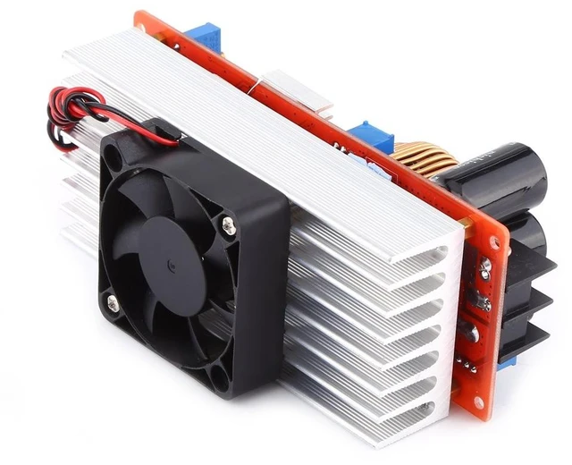 Alt view image 4 of 5 - 1500W Boost Converter DC Step-up Power Supply Adjustable 10-60V to 12-90V, 2 PCS