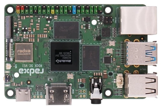 Main image of Radxa Rock 5C(Lite) RK3588S2, 8-core CPU SBC, HDMI with 8K Output, PCIe 2.1 1-Lane, Gigabit Ethernet, Single Board Computer Rock 5C 8GB
