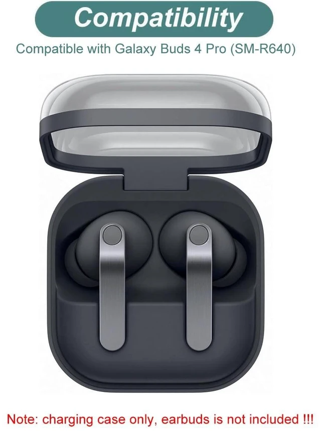 Alt view image 2 of 5 - Charging Case for Galaxy Buds 4 Pro SM-R640 Earbuds