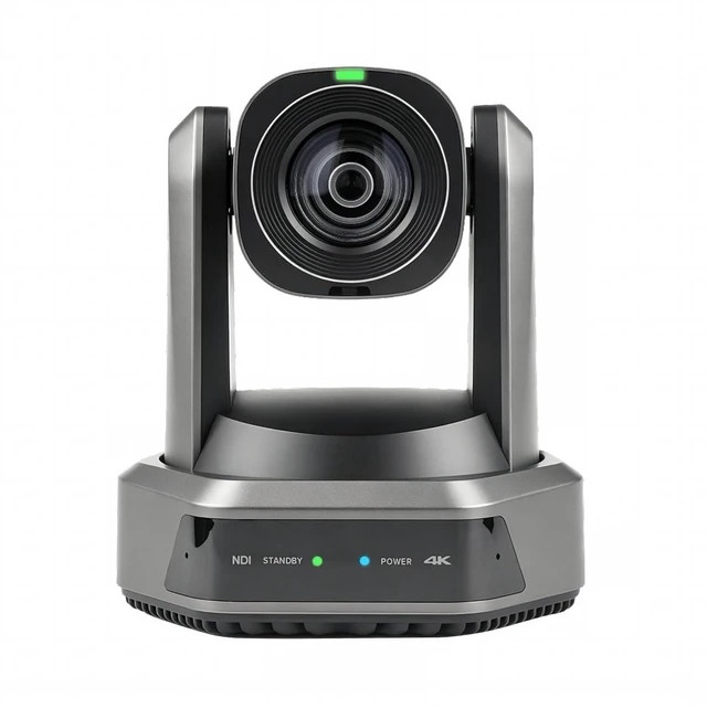 Main image of HCSTVCON NDI PTZ Camera 4K 60FPS, 20X Optical Zoom, AI Auto Tracking, NDI HX2, Multi Output USB3.0 3G-SDI HDMI LAN, Live Streaming Camera for Church Events (Gray