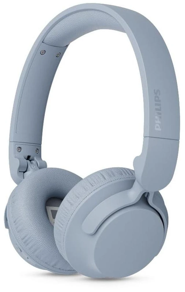 Main image of Philips TAH4000 Wireless On-Ear Bluetooth Headphones, 70H Playtime, Dynamic Bass - Blue
