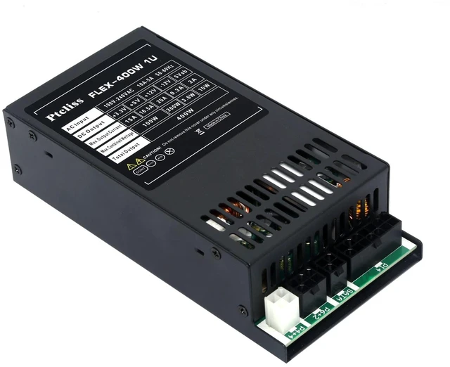 Main image of Ptcliss 400W Full Modular 1U Flex ATX Power Supply 80 Plus Bronze Efficiency, Flex-400W