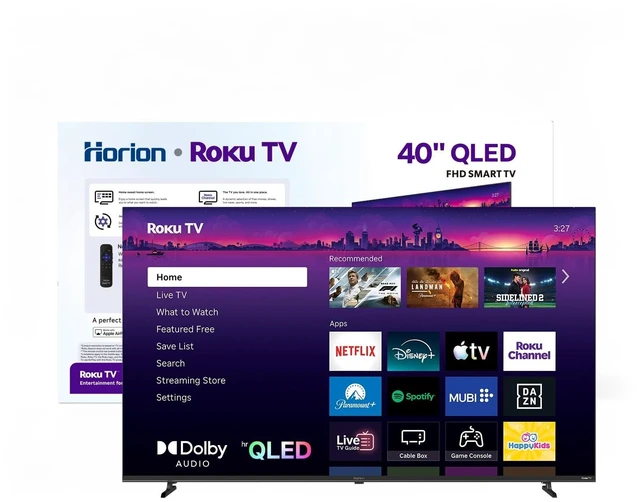 Main image of HORION Roku TV 40" QLED Smart FHD Television with Quantum Dot Color