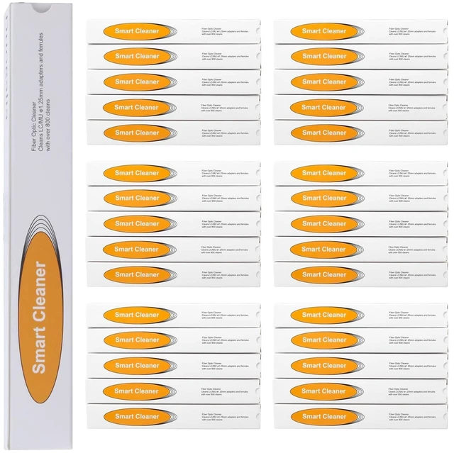 Main image of 20-Pack Fiber Optic Cleaning Pens, 1.25&2.5mm for LC/SC/FC/ST Connectors