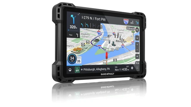 Main image of Rand McNally TND 1050 10-inch GPS Truck Navigator with Industry's Best Custom Trucking Routes, Rand Navigation 2.0, Download 2025 Maps + Built-in Camera