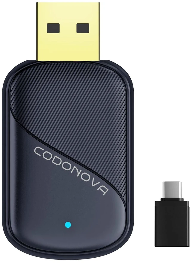 Main image of Mini Wireless Carplay Adapter with Fastest Connection Car, No Latency Wireless Carplay Adapter for Apple, Tying to Cars from 2016 & Phone with iPhone 6 or Above USB-A/Type-C