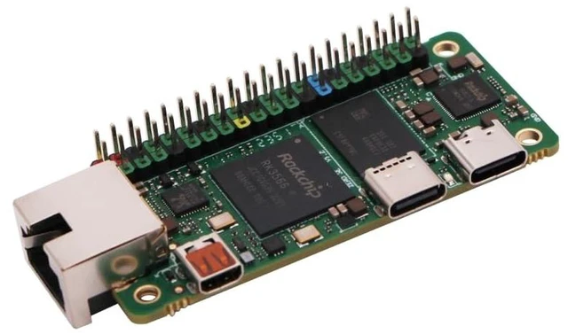 Alt view image 3 of 5 - Radxa Zero 3E,RK3566,4-core CPU SBC,LPDDR4,Single Board Computer(Radxa Zero 3E 2GB with GPIO)