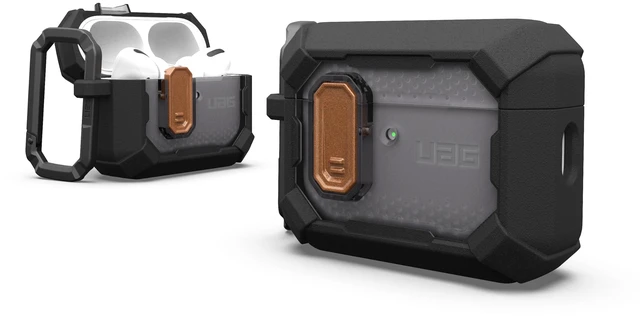 Main image of UAG Plasma for AirPods Pro 3 Gen Case 2025, Blackout/Aged Bronze