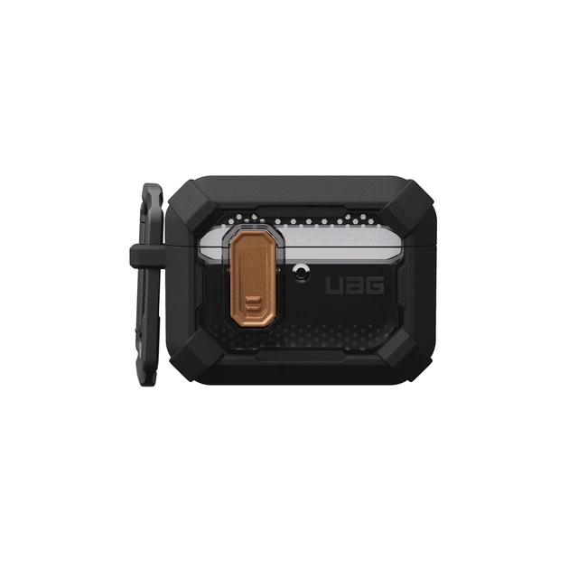 Alt view image 5 of 5 - UAG Plasma for AirPods Pro 3 Gen Case 2025, Blackout/Aged Bronze
