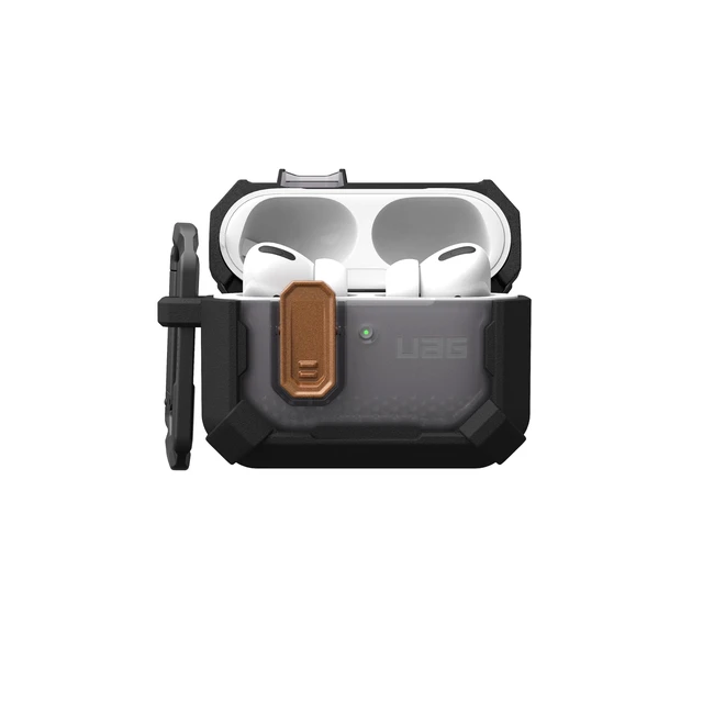 Alt view image 3 of 5 - UAG Plasma for AirPods Pro 3 Gen Case 2025, Blackout/Aged Bronze