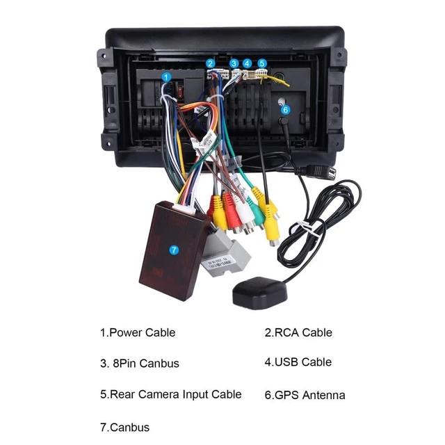 Alt view image 5 of 5 - 4+64G Car Stereo Radio for Scion iQ 2012-2015 Head Unit 10"Touch Screen Double Din Stereo for Scion iQ Radio with Backup Camera with Wireless Carplay Android Bluetooth FM/RDS DSP GPS Navi Mirro