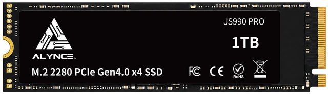 Main image of ALYNCE JS990 PRO 1TB SSD PCIe Gen4 x4 NVMe M.2 2280, Up to 7400MB/s