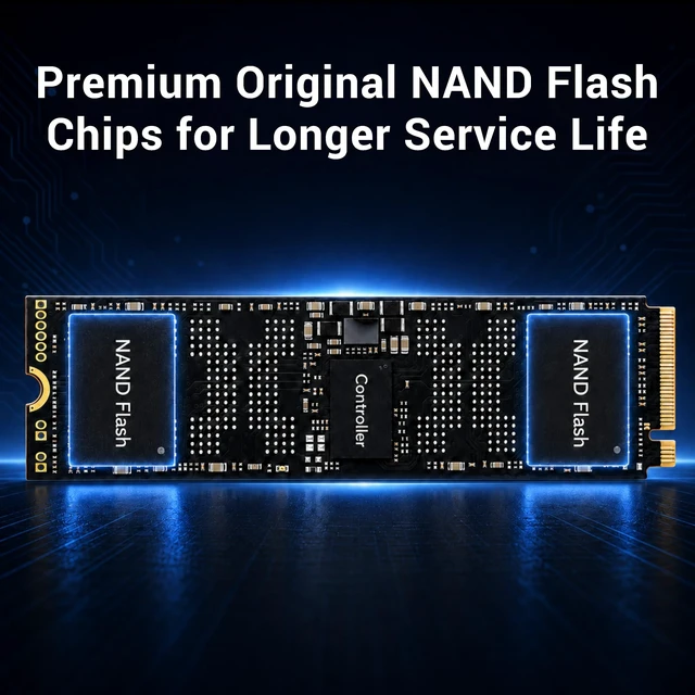 Alt view image 5 of 5 - ALYNCE JS990 PRO 1TB SSD PCIe Gen4 x4 NVMe M.2 2280, Up to 7400MB/s