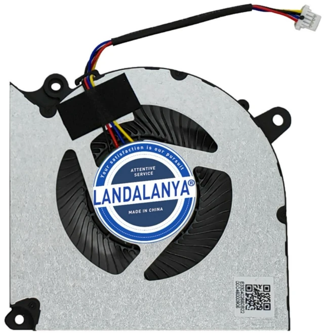 Alt view image 4 of 4 - LANDALANYA Replacement New CPU and GPU Cooling Fan for MSI MS-15P3 Pulse16 AI C1VFKG Laptop PABD1A010SHL-N528 PABD1A010SHR-N527 DC12V 0.6A Fan
