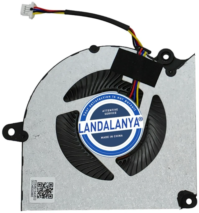 Alt view image 3 of 4 - LANDALANYA Replacement New CPU and GPU Cooling Fan for MSI MS-15P3 Pulse16 AI C1VFKG Laptop PABD1A010SHL-N528 PABD1A010SHR-N527 DC12V 0.6A Fan